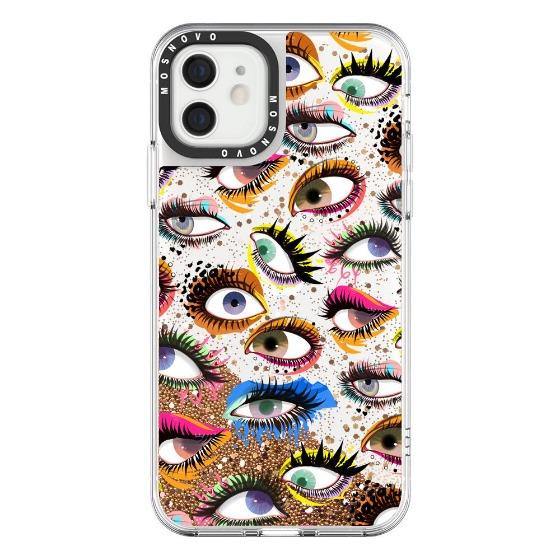 Eyes Glitter Phone Case - iPhone 12 Case