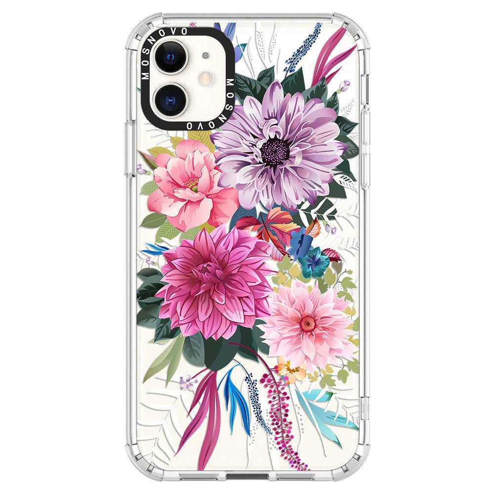 Dahlia Bloom Phone Case - iPhone 11 Case