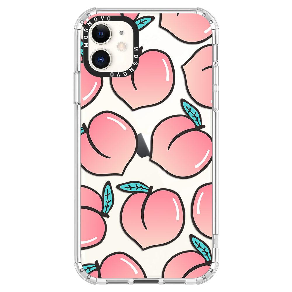 Cute Peach Phone Case - iPhone 11 Case