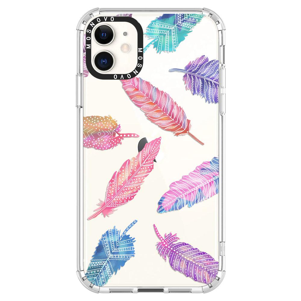 Boho Feather Phone Case - iPhone 11 Case