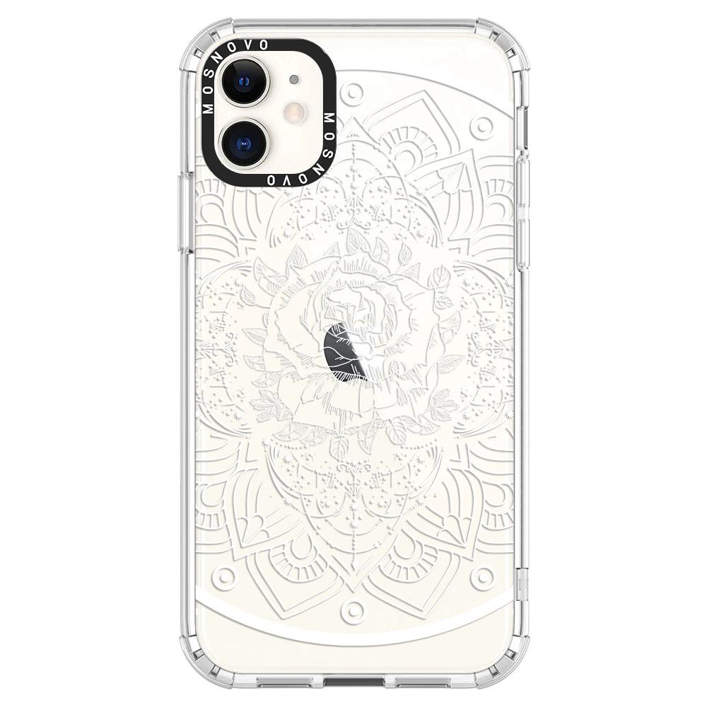 Rose Mandala Phone Case - iPhone 11 Case