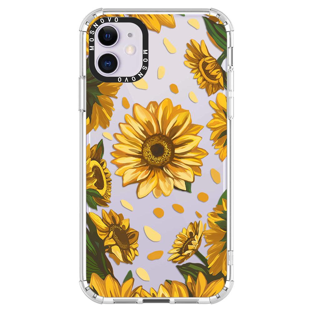 Sunflower Garden Phone Case - iPhone 11 Case