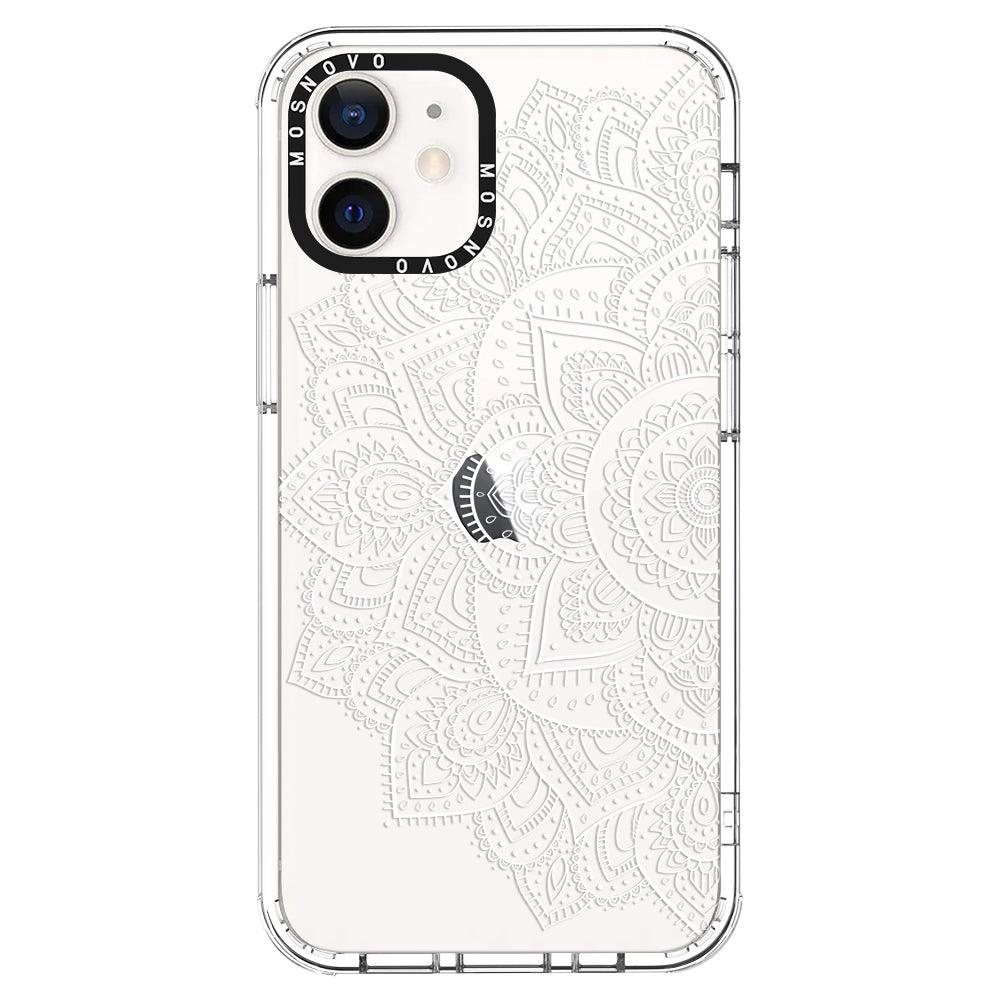 Half Mandala Phone Case - iPhone 12 Mini Case