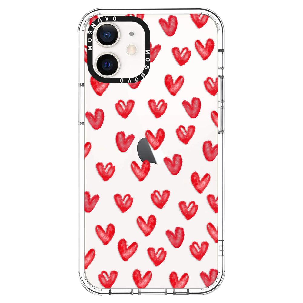 Cute Little Hearts Phone Case - iPhone 12 Case