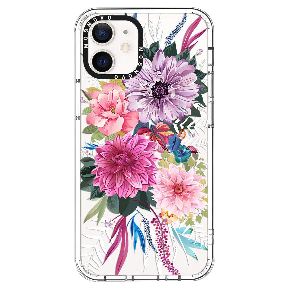 Dahlia Bloom Phone Case - iPhone 12 Case