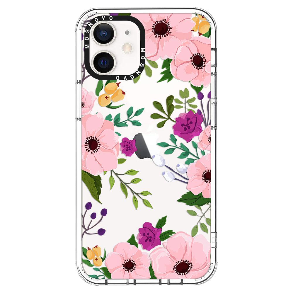 Watercolor Floral Phone Case - iPhone 12 Case