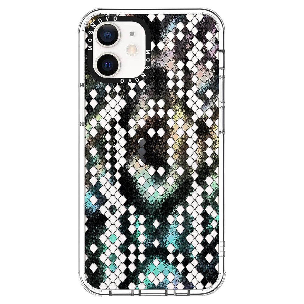 Rainbow Snake Print Phone Case - iPhone 12 Case