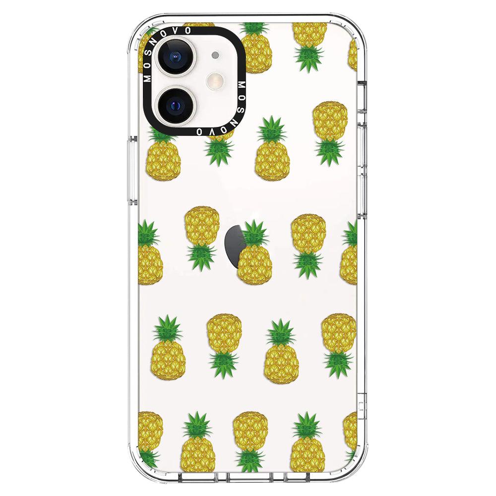 Cute Hawaiian Pineapple Phone Case - iPhone 12 Mini Case