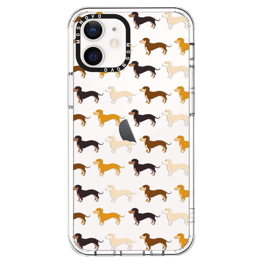 Cute Dachshund Phone Case - iPhone 12 Mini Case