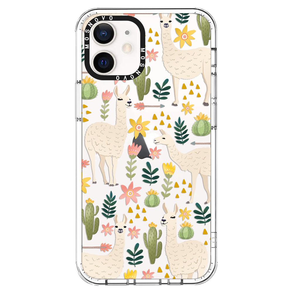 Desert Llama Phone Case - iPhone 12 Mini Case