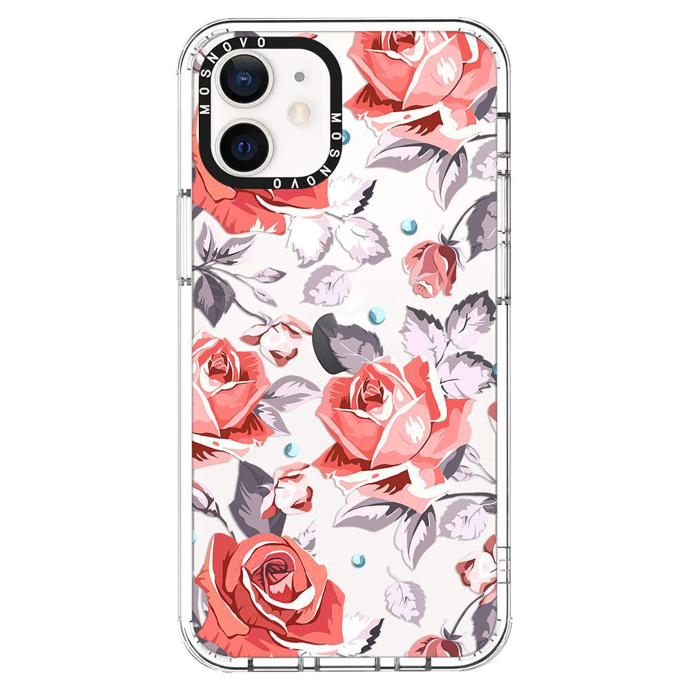 Retro Floral Phone Case - iPhone 12 Case