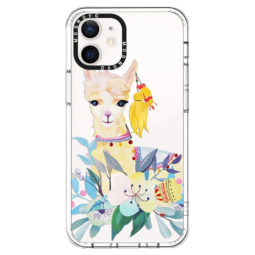 Boho Llama Phone Case - iPhone 12 Case