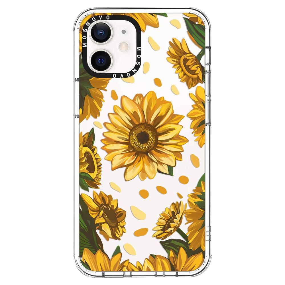 Sunflower Garden Phone Case - iPhone 12 Case