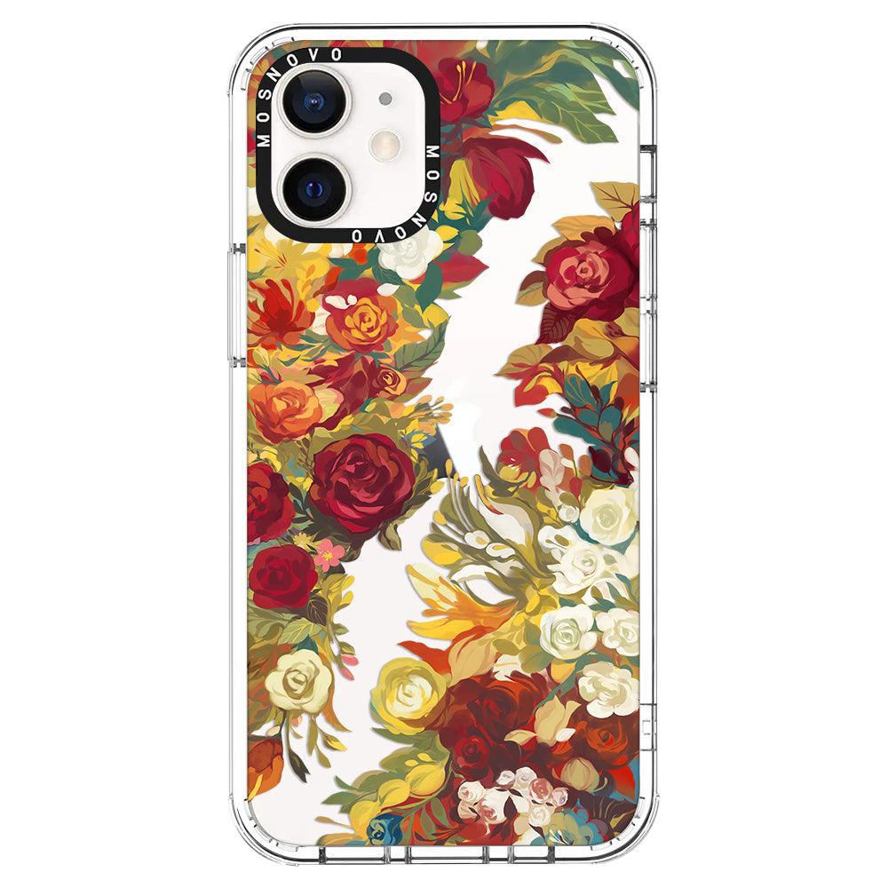 Vintage Flower Garden Phone Case - iPhone 12 Mini Case