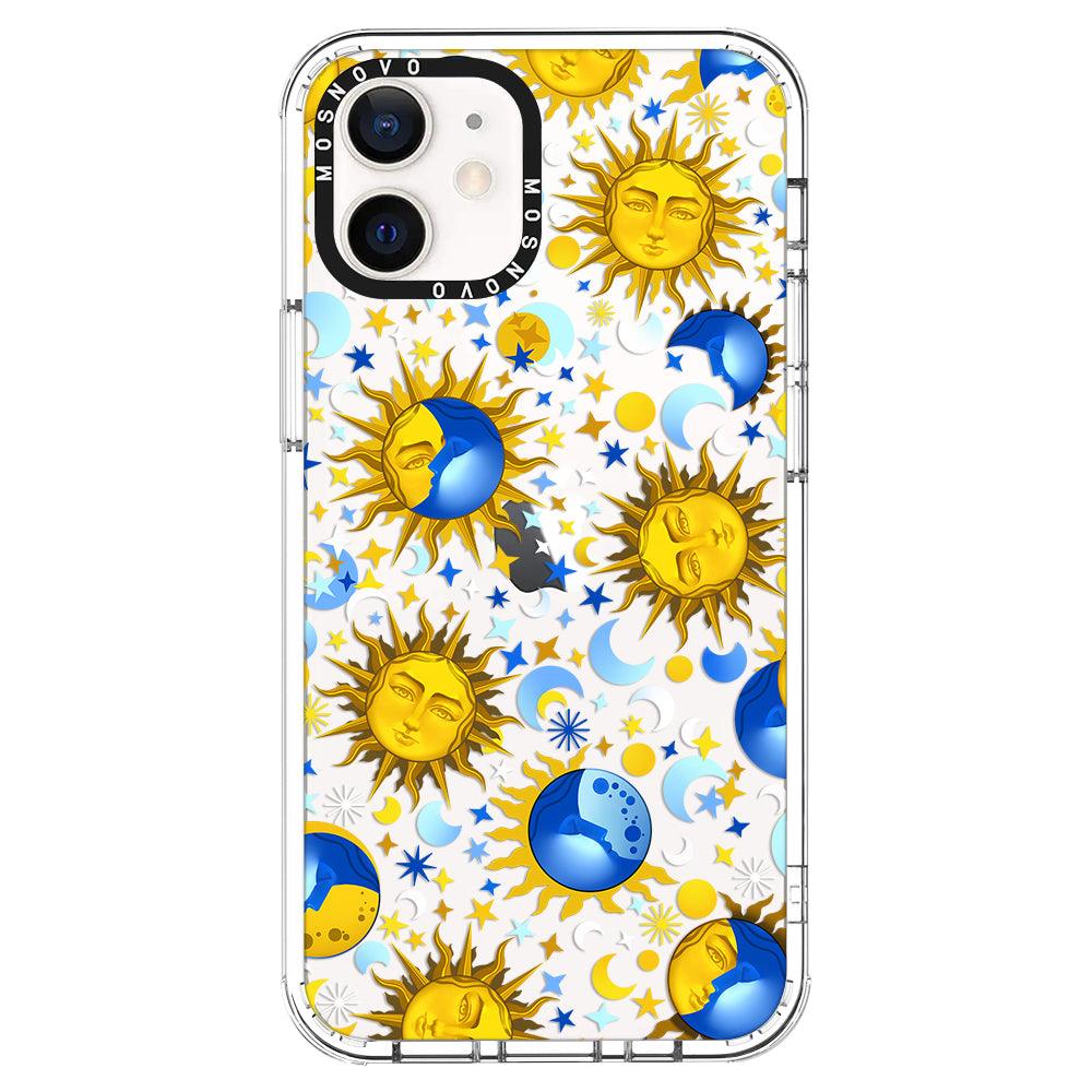 Celestial Sun Moon Phone Case - iPhone 12 Case