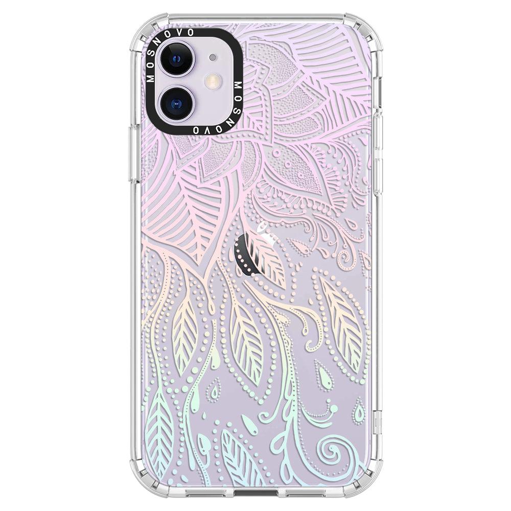 Pastel Rainbow Mandala Phone Case - iPhone 11 Case