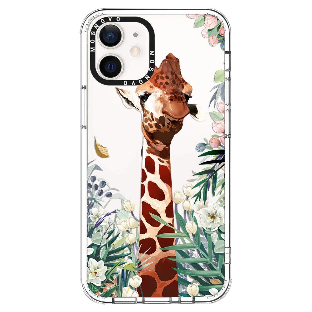 Giraffe Garden Phone Case - iPhone 12 Case