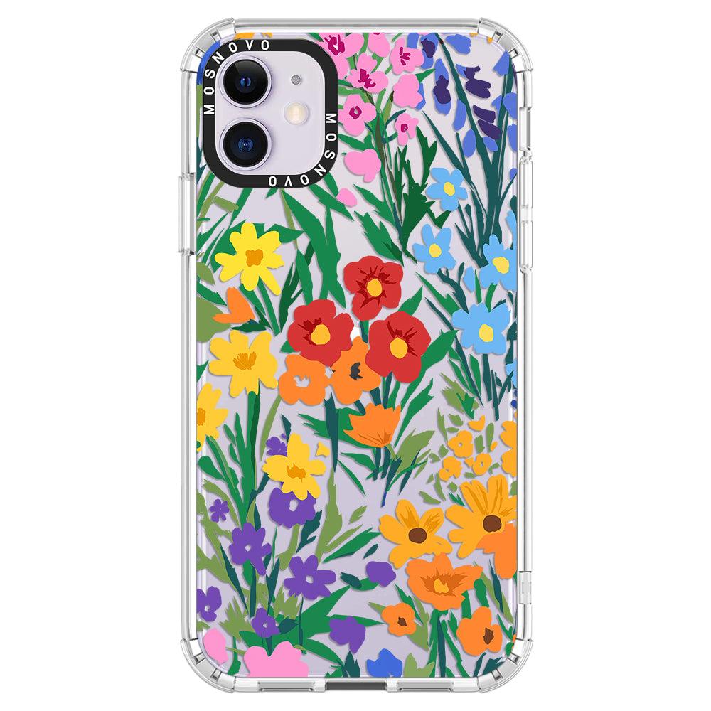 Spring Botanical Flower Phone Case - iPhone 11 Case