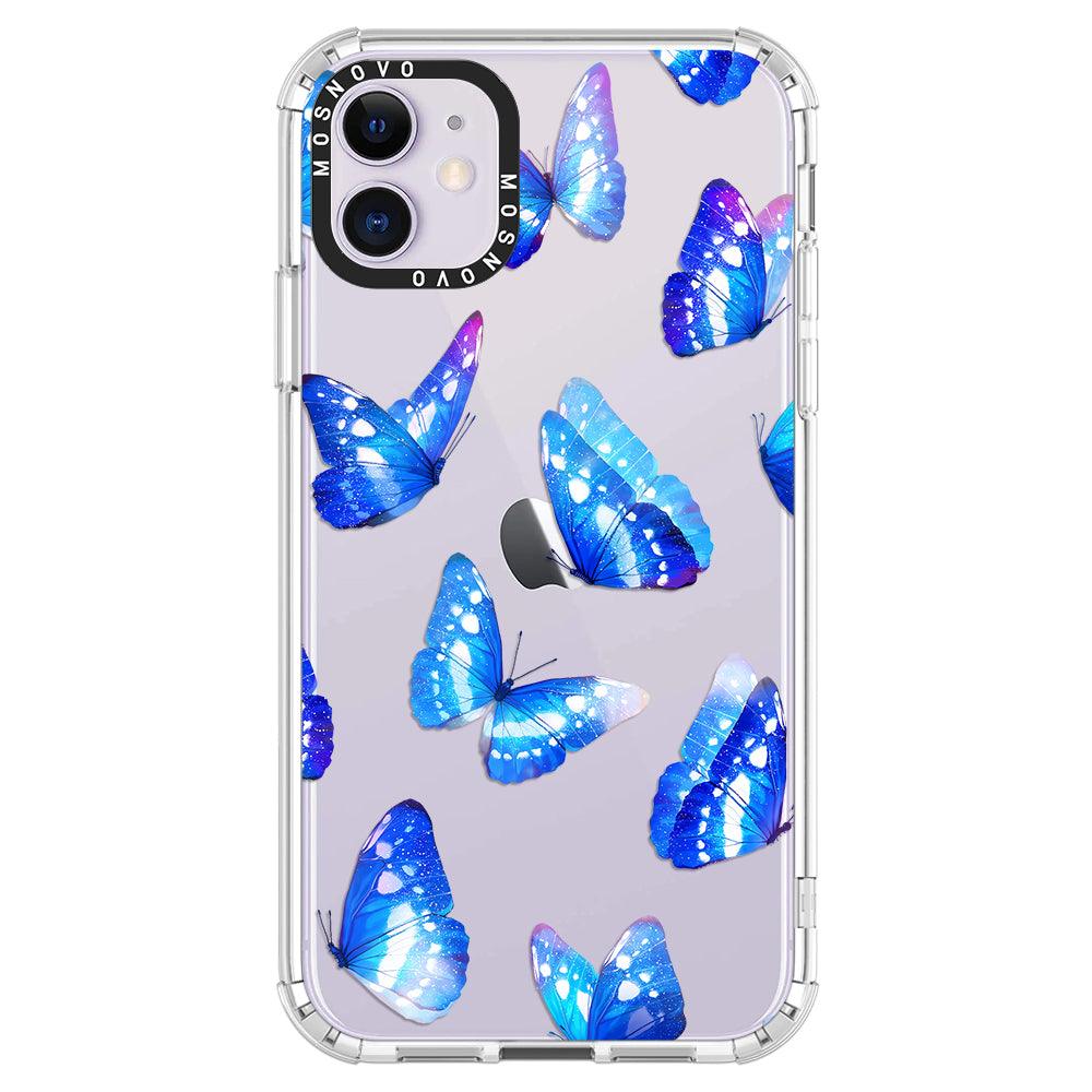 Blue Butterflies Phone Case - iPhone 11 Case