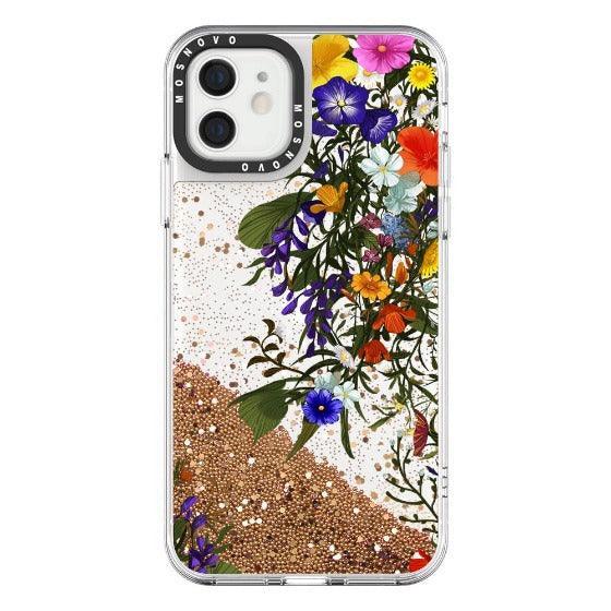 Beautiful Bloom Glitter Phone Case - iPhone 12 Case