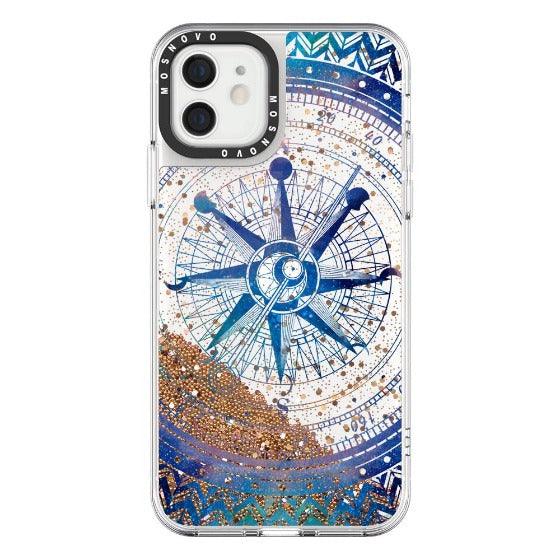 Galaxy Compass Glitter Phone Case - iPhone 12 Case