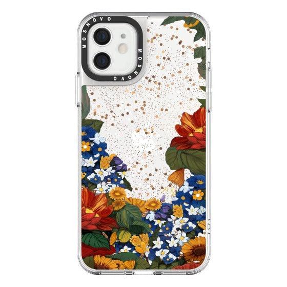 Summer Garden Glitter Phone Case - iPhone 12 Mini Case