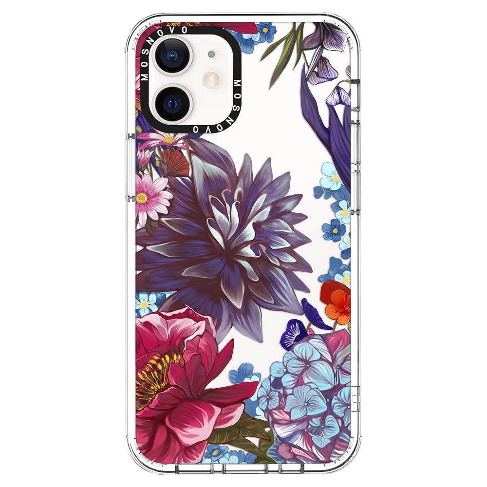 Lilac Floral Phone Case - iPhone 12 Case