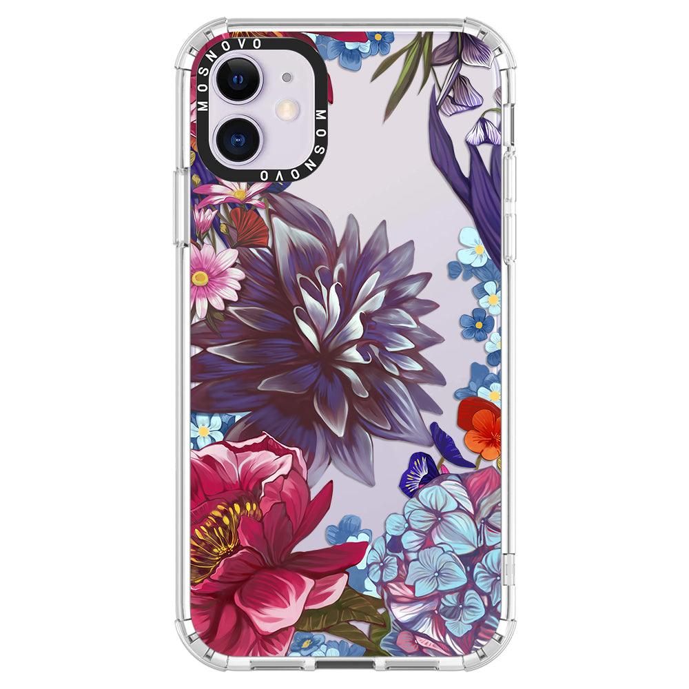 Lilac Floral Phone Case - iPhone 11 Case