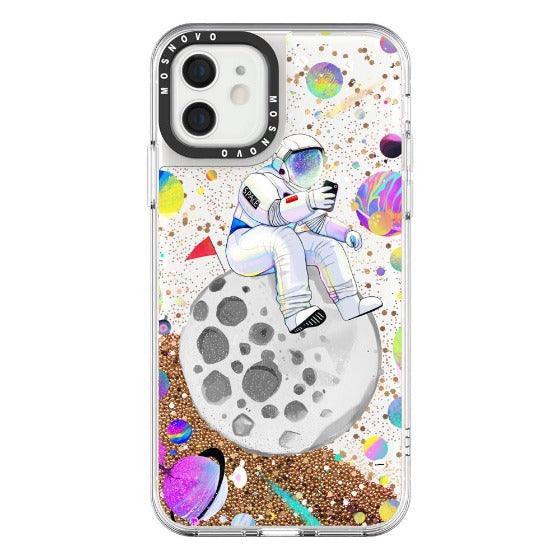 Astronaut 2020 Glitter Phone Case - iPhone 12 Case