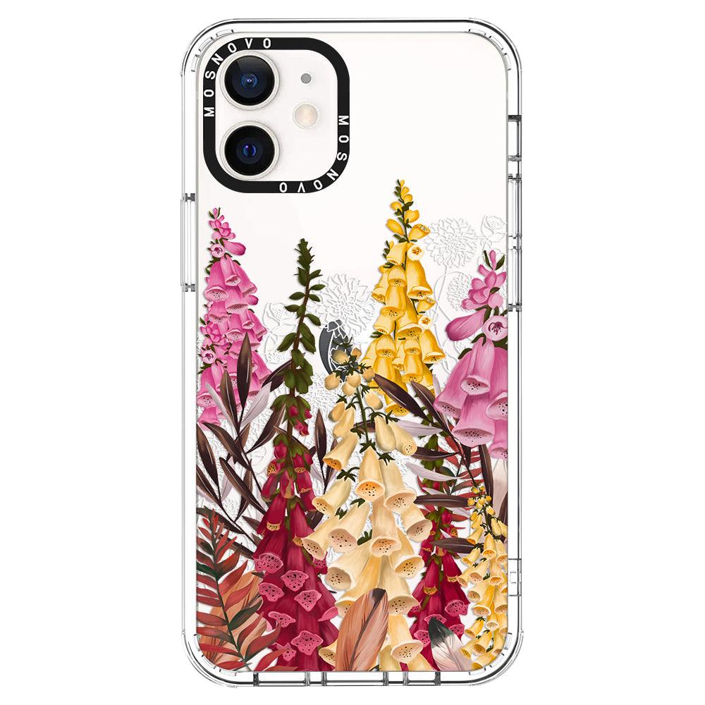 Foxglove Flower Phone Case - iPhone 12 Case