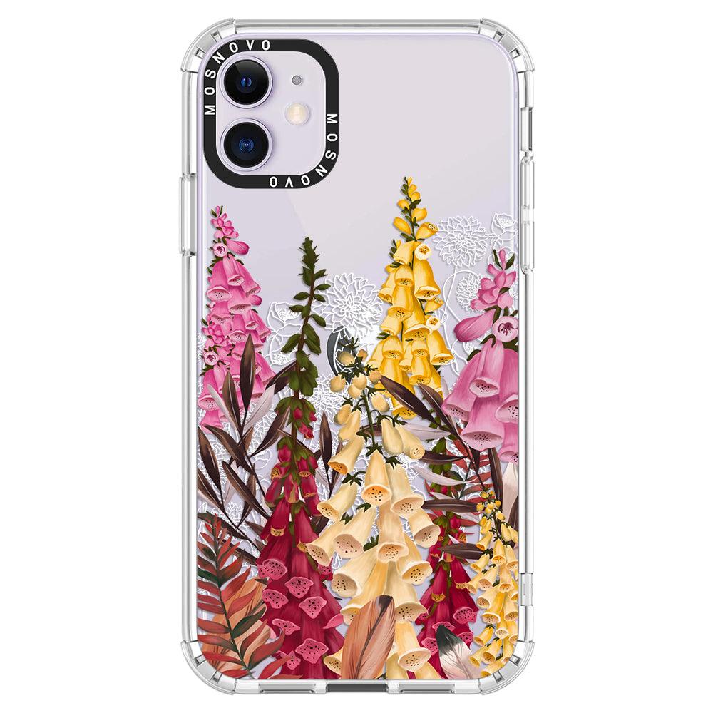 Foxglove Flower Phone Case - iPhone 11 Case