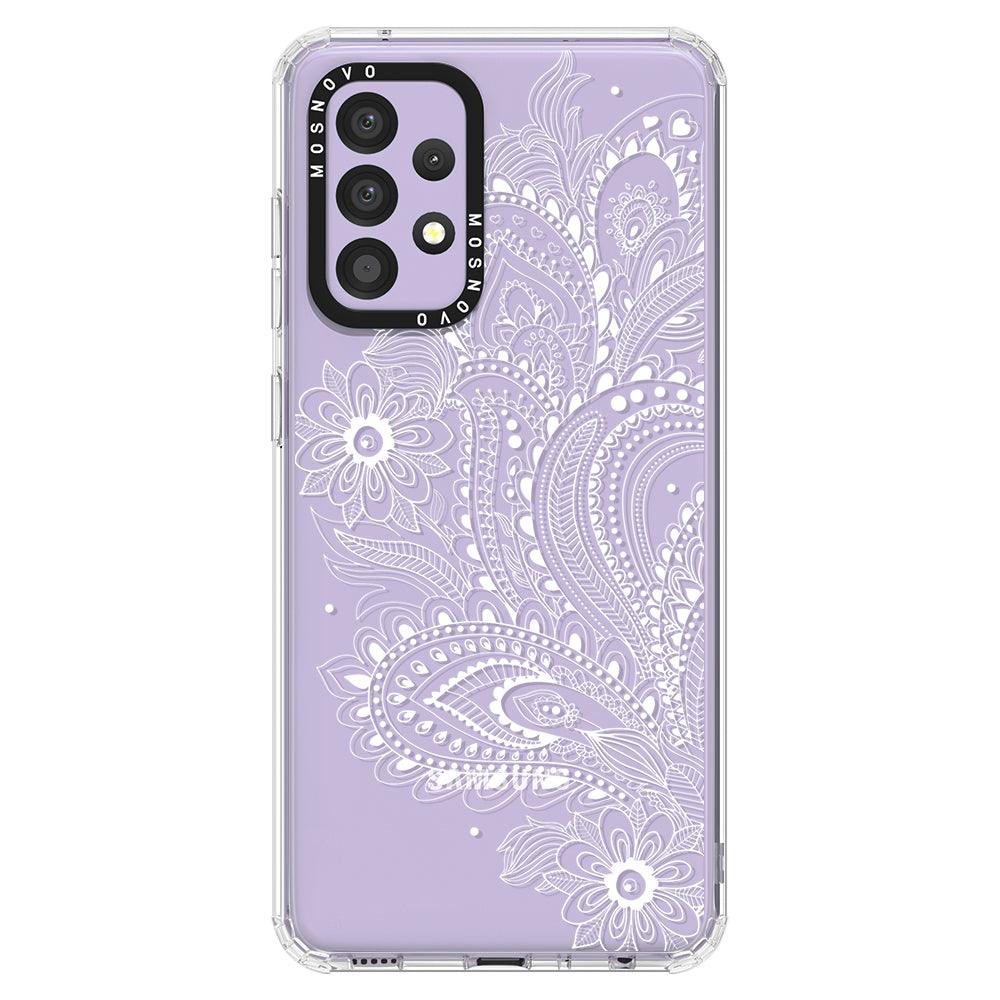 Aesthetic Flower Henna Phone Case - Samsung Galaxy A52 & A52s Case