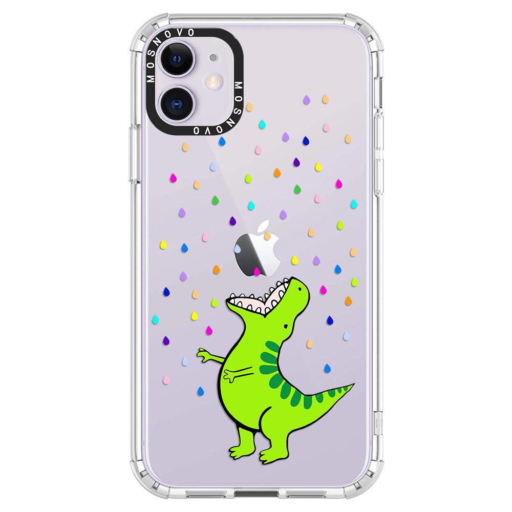 Rainbow Dinosaur Phone Case - iPhone 11 Case