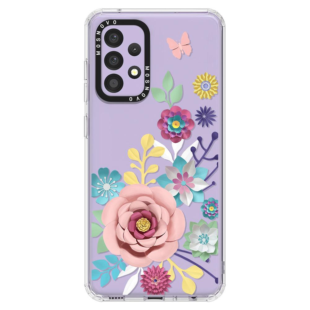 3D Floral Phone Case - Samsung Galaxy A52 & A52 Case