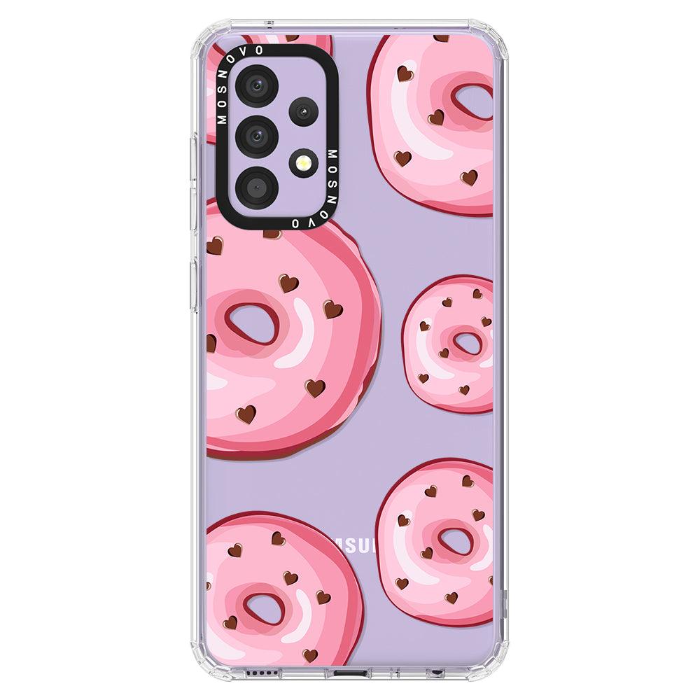 Pink Donuts Phone Case - Samsung Galaxy A52 & A52s Case