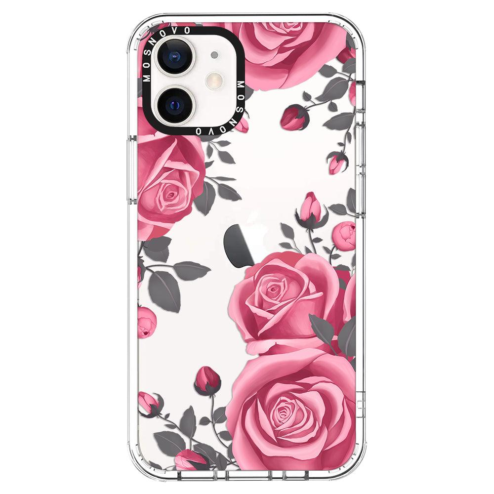 Viva Magenta Flower Phone Case - iPhone 12 Case