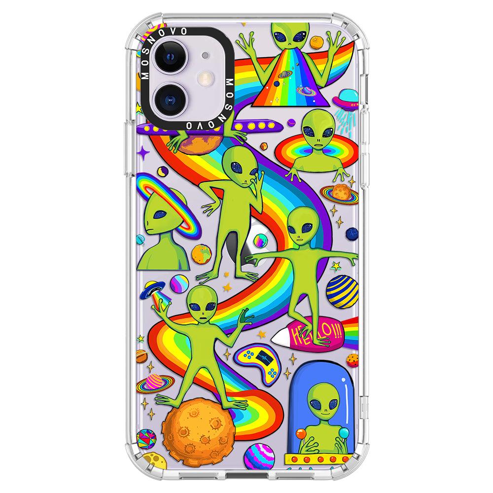 Alien Land Phone Case - iPhone 11 Case