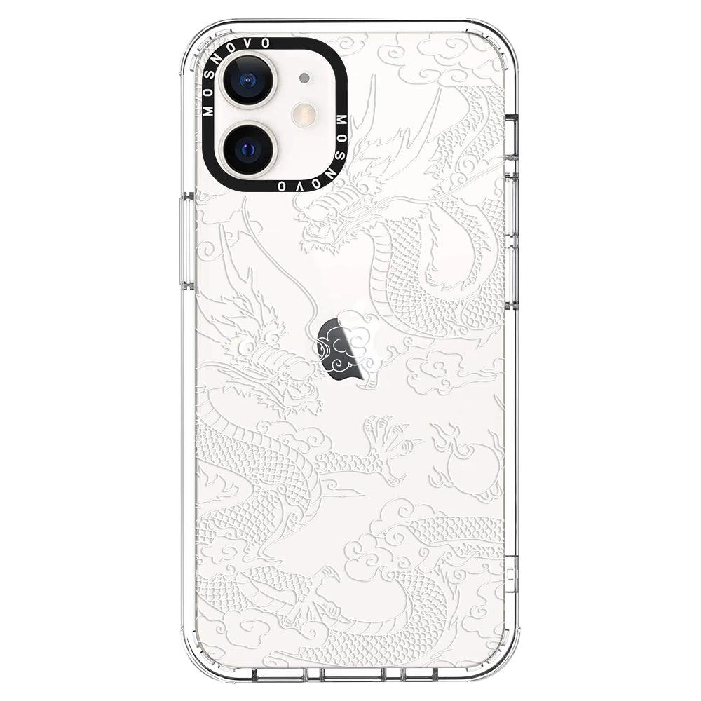 White Dragon Phone Case - iPhone 12 Case