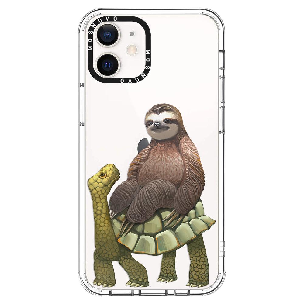 Sloth Turtle Phone Case - iPhone 12 Case