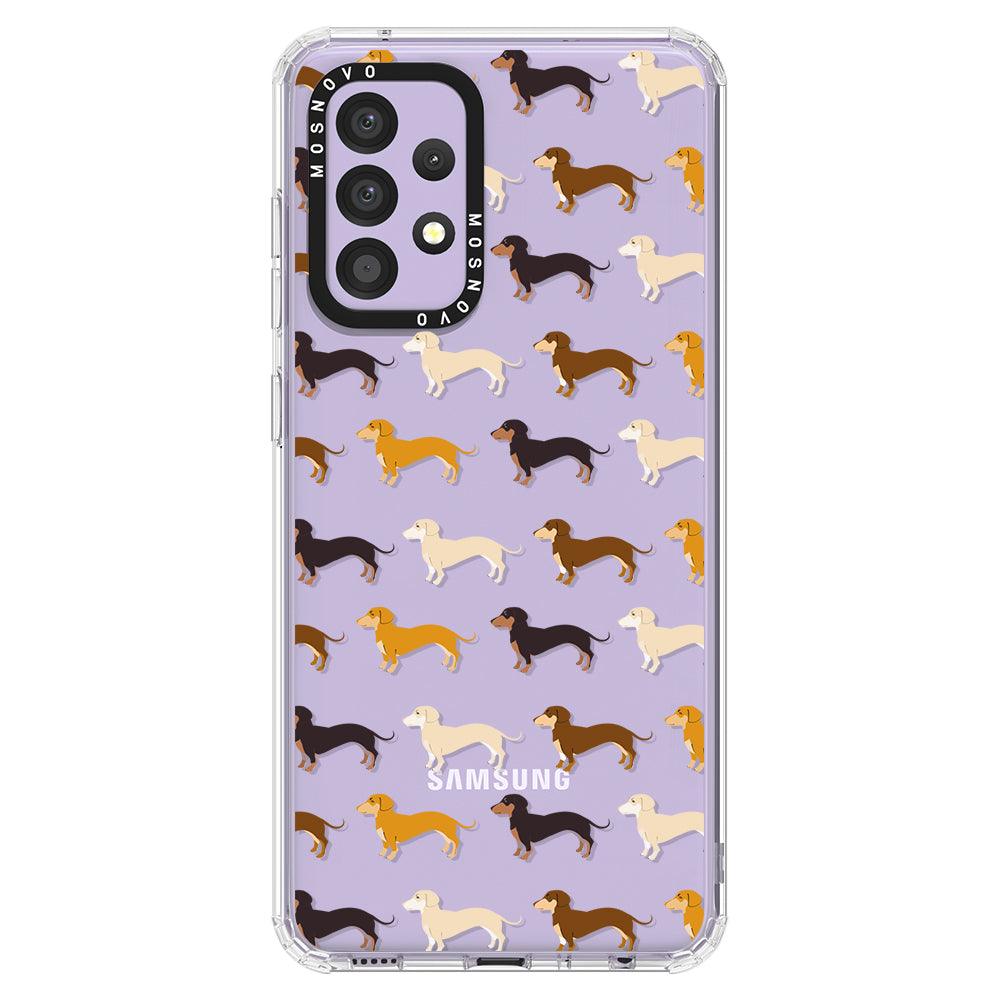 Cute Dachshund Phone Case - Samsung Galaxy A52 & A52s Case