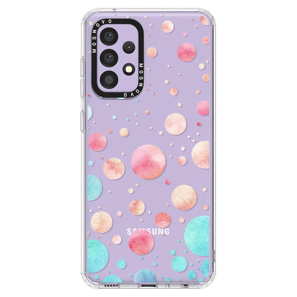 Watercolor Polka Dot Phone Case - Samsung Galaxy A52 & A52s Case