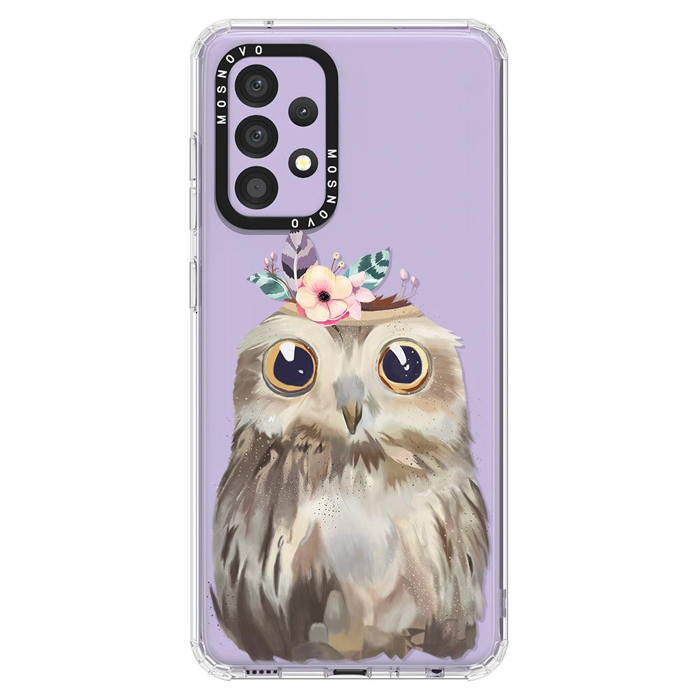 Cute Owl Phone Case - Samsung Galaxy A52 & A52s Case