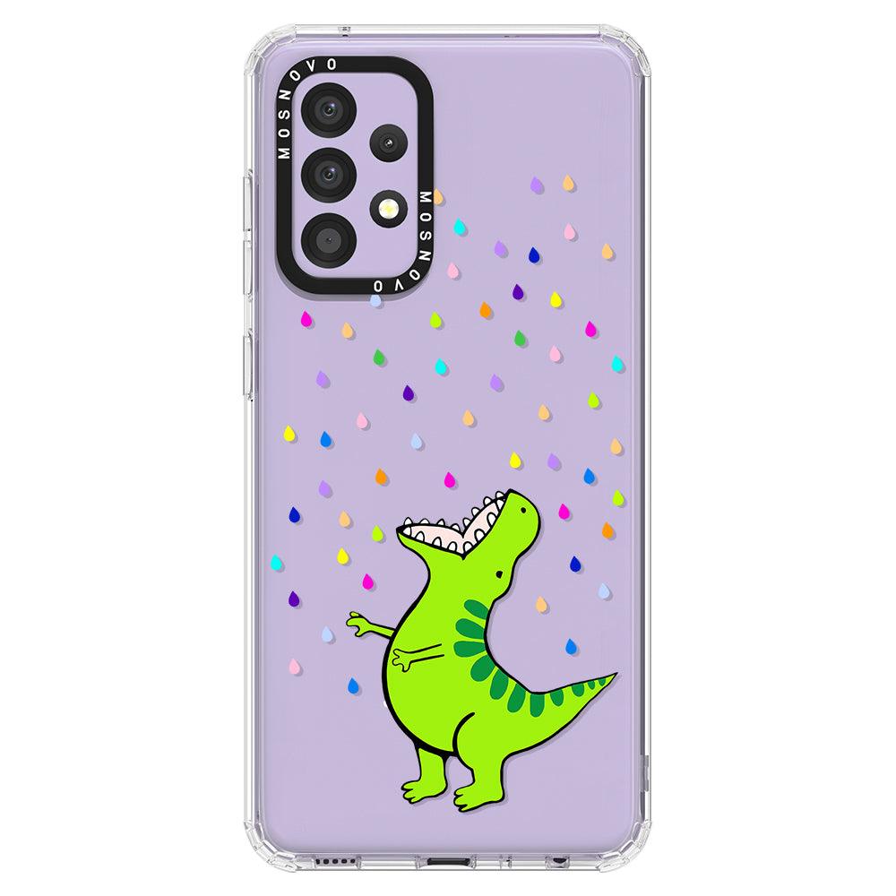 Rainbow Dinosaur Phone Case - Samsung Galaxy  A52 & A52s Case