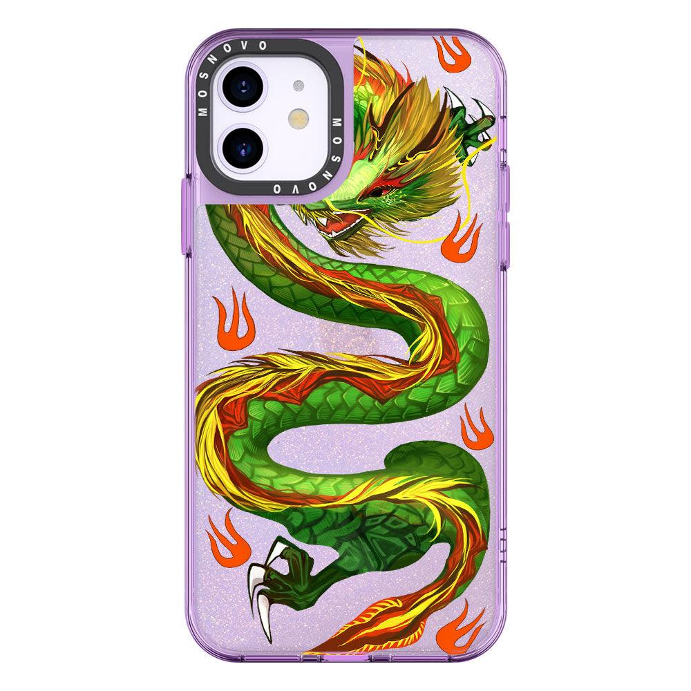 Dragon Glitter Phone Case - iPhone 11 Case