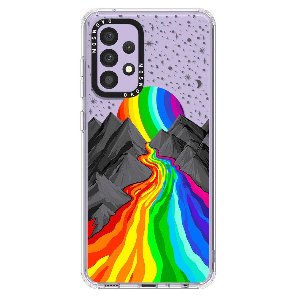 Rainbow Volcano Phone Case - Samsung Galaxy A52 & A52s Case