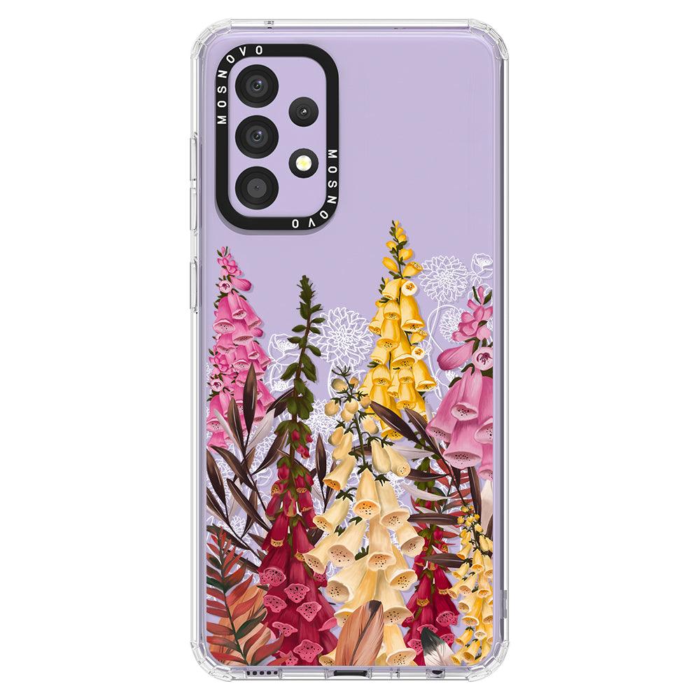 Foxglove Flower Phone Case - Samsung Galaxy A52 & A52s Case