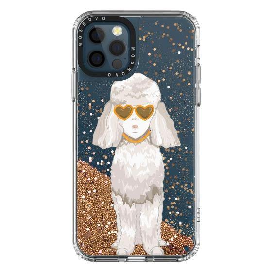 Poodle Glitter Phone Case - iPhone 12 Pro Max Case