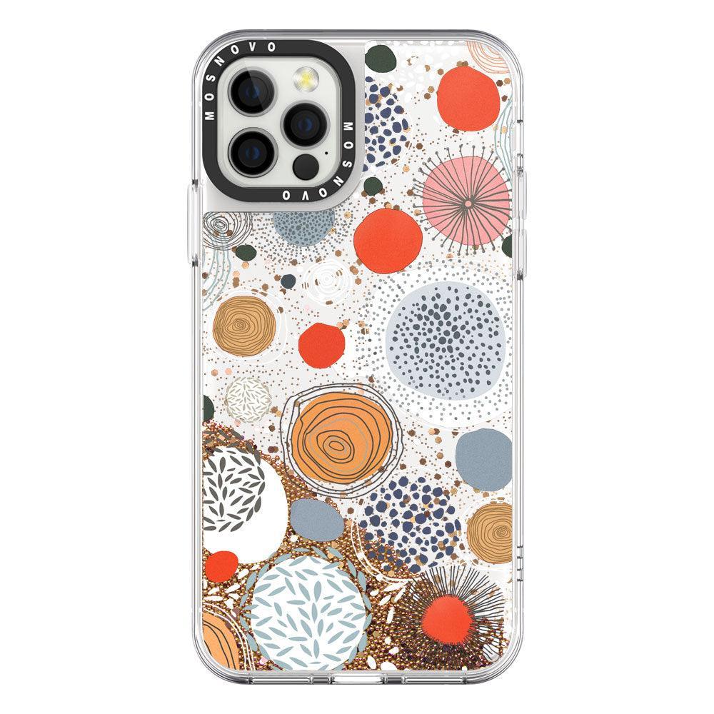 Abstract Art Glitter Phone Case - iPhone 12 Pro Max Case