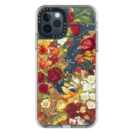 Rose Bush Glitter Phone Case - iPhone 12 Pro Max Case