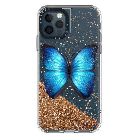 Shimmering Butterfly Glitter Phone Case - iPhone 12 Pro Max Case